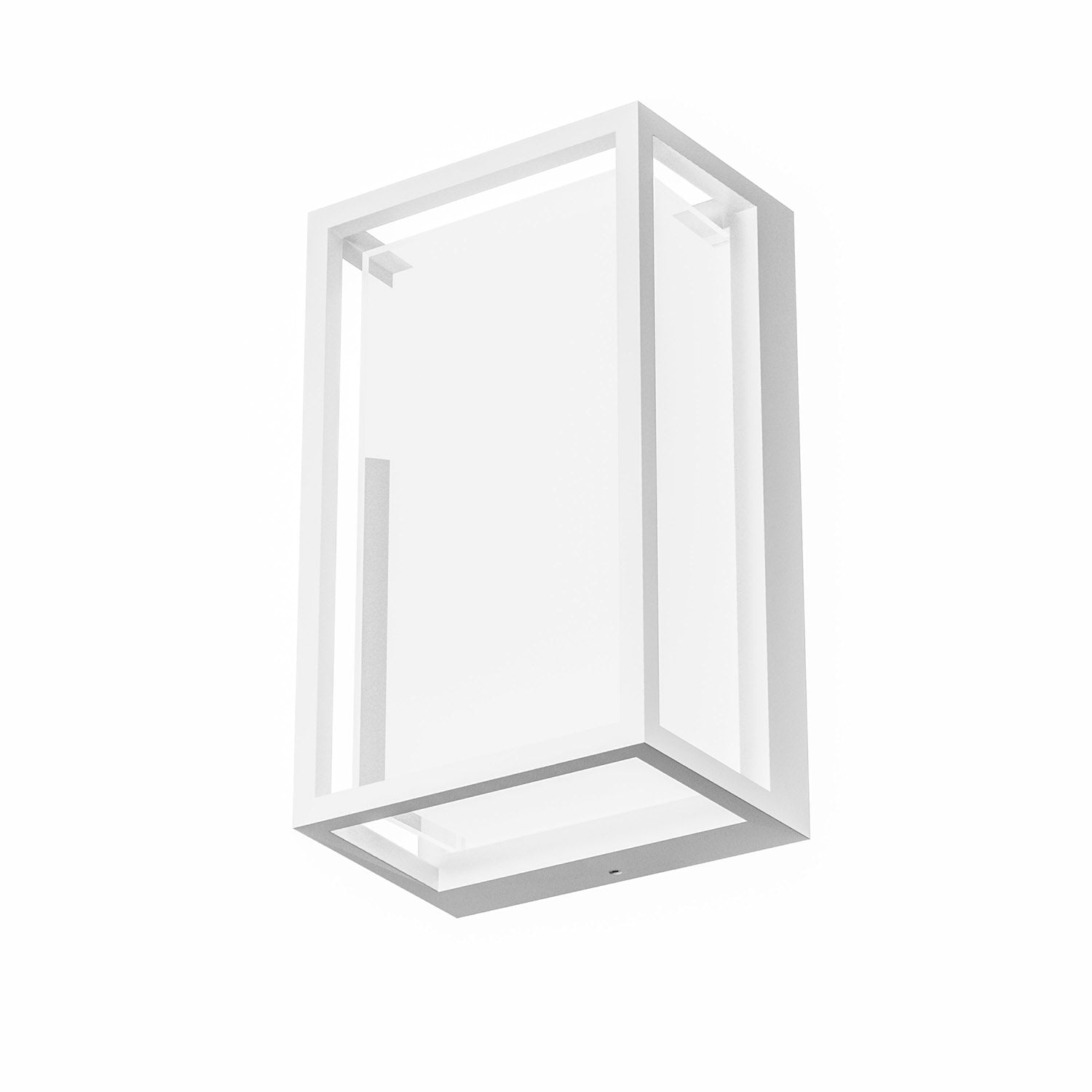 GEALUCE Applique gabbia in alluminio finitura bianco-antracite-marrone diffusore in metacrilico IP65 LED GEALUCE Applique gabbia in alluminio finitura bianco-antracite-marrone diffusore in metacrilico IP65 LED